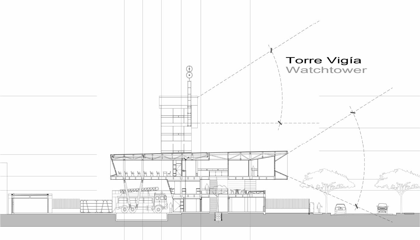 Estación de Bomberos de Envigado - Javier Vera Arquitectos